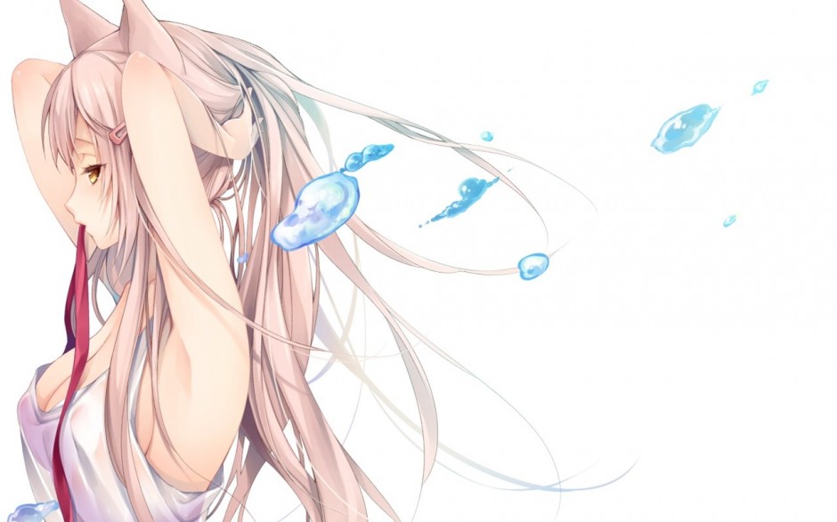 动漫美少女图片萌萌哒粉色系