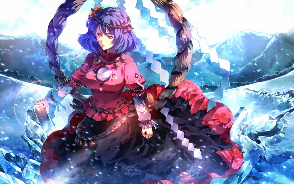 日本动漫图片大全之女生八坂神奈子