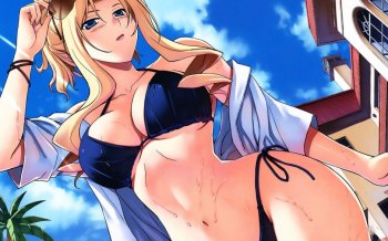 成熟诱惑的比基尼动漫女生莎缇莱萨图片大全