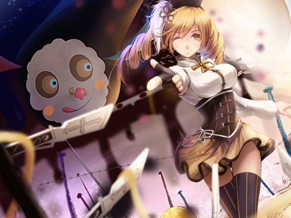 萌萌的动漫美女巴麻美高清图片