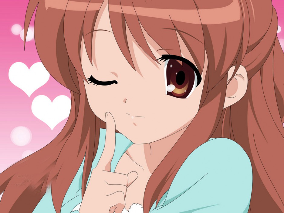 可爱的动漫美女朝比奈实玖瑠图片