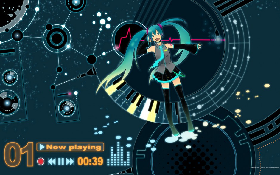 h唯美动漫图片初音未来精美素材