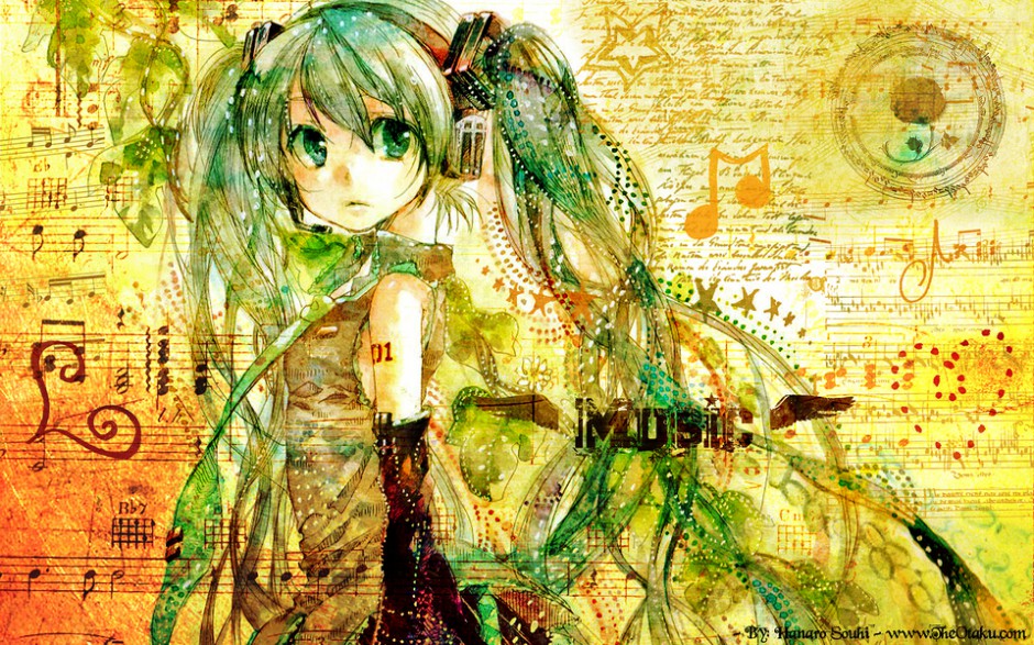 h唯美动漫图片初音未来精美素材