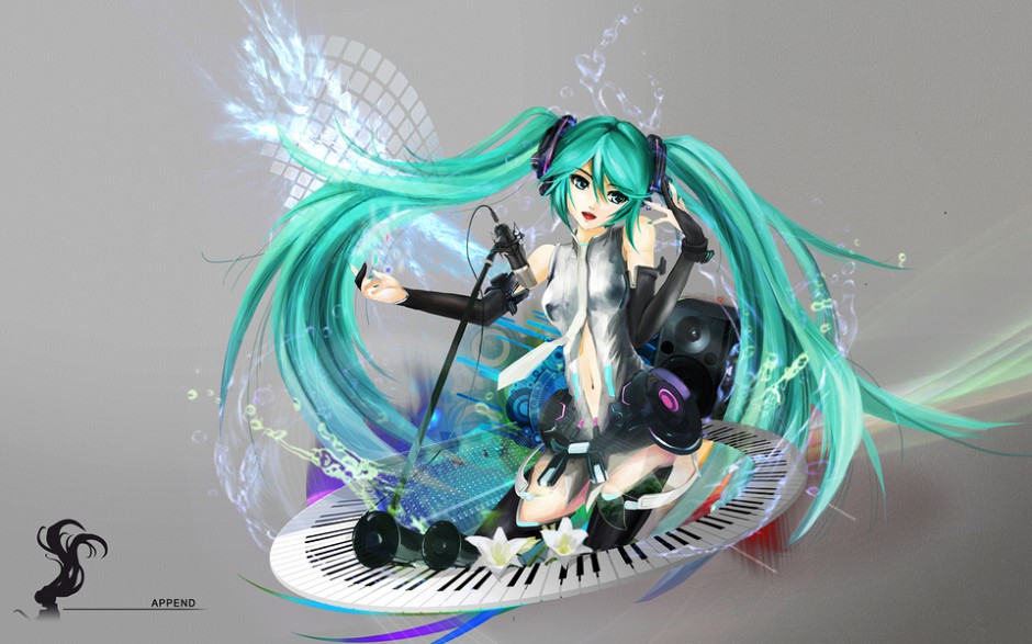 h唯美动漫图片初音未来精美素材