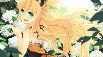 金发碧眼的动漫美女高清图片