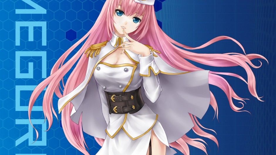 好看的粉发动漫美女高清大图