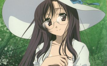 日本动漫黑长直美女桂言叶迷人图片