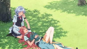 感情深的闺蜜二人动漫图片