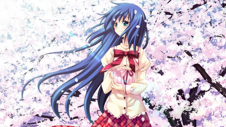 与花共舞的唯美梦幻动漫女孩图片