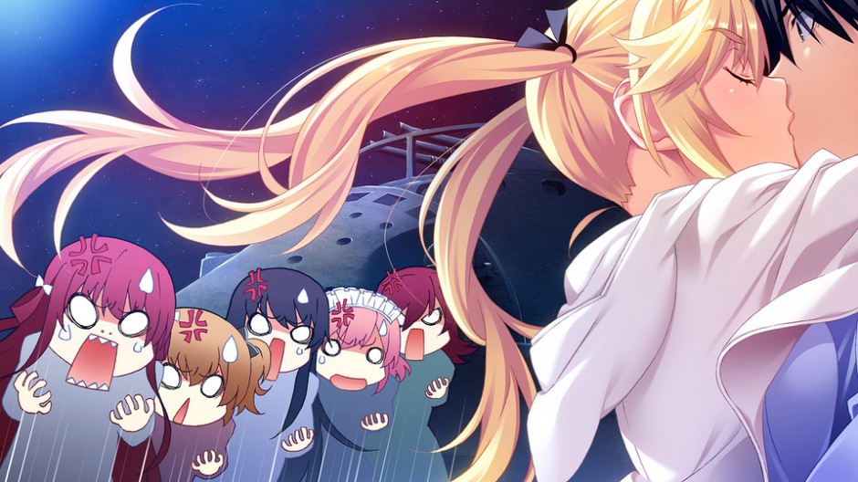 女生短发唯美灰色的果实动漫图片