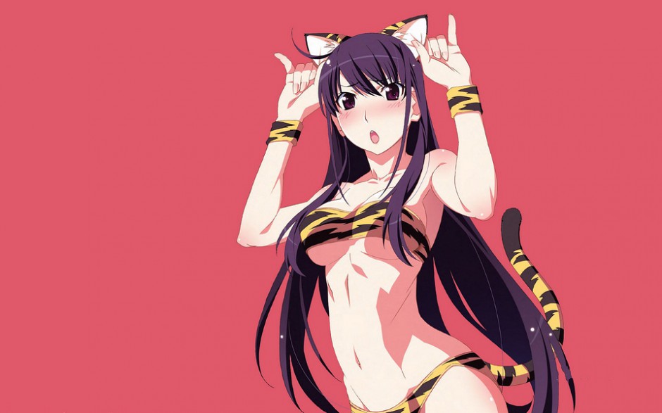 女生短发唯美灰色的果实动漫图片