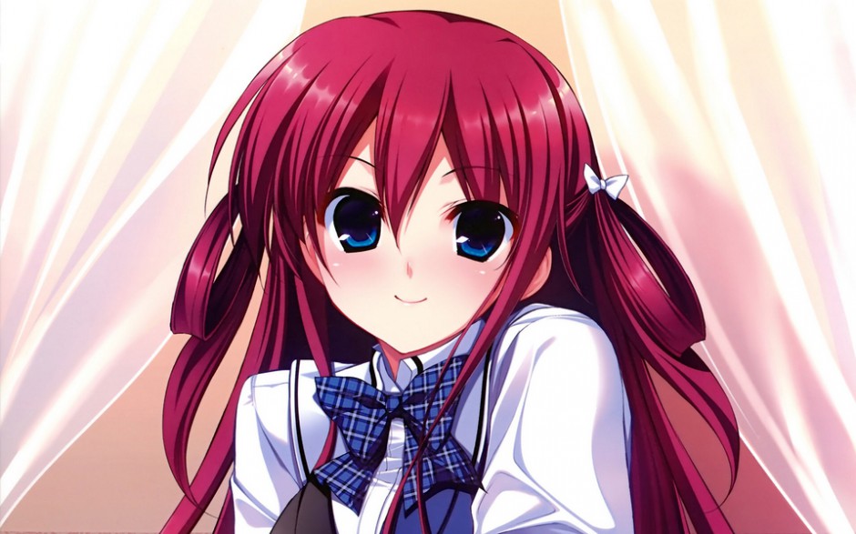 女生短发唯美灰色的果实动漫图片