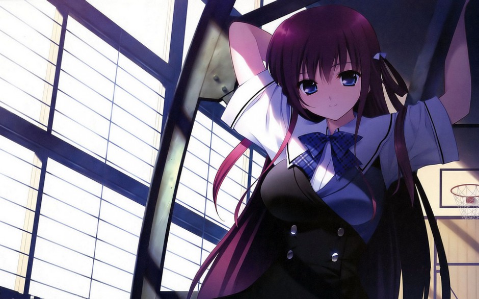 女生短发唯美灰色的果实动漫图片