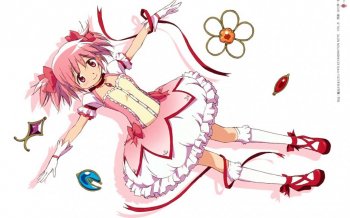 《魔法少女小圆》鹿目圆香粉色系动漫图片