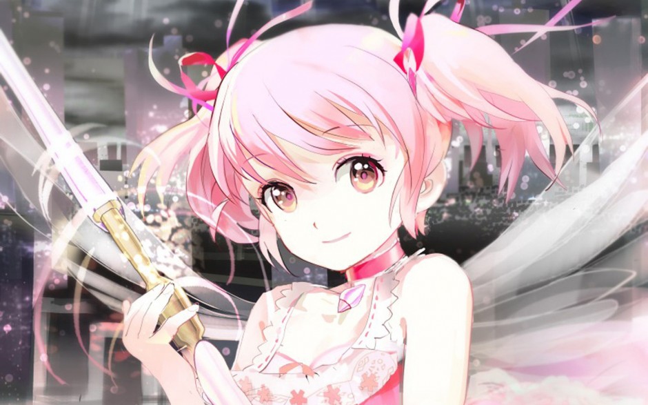 《魔法少女小圆》鹿目圆香粉色系动漫图片