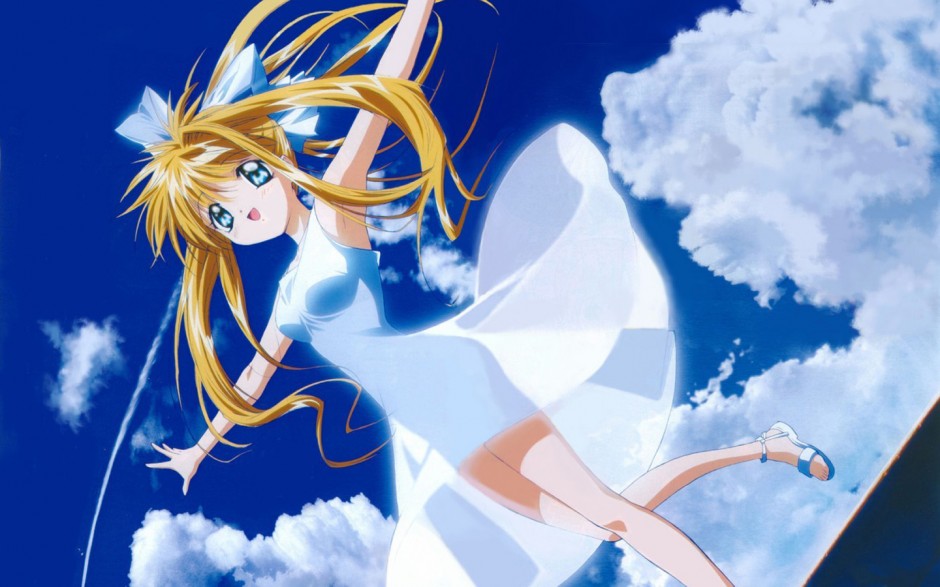 《AIR》金发动漫美女神尾观铃高清图片