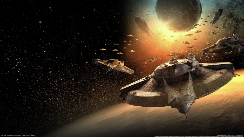 飞行射击游戏钢铁苍穹桌面壁纸