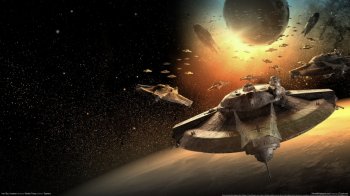 飞行射击游戏钢铁苍穹桌面壁纸