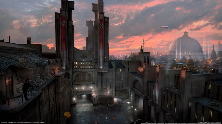 射击游戏德军总部新秩序壁纸