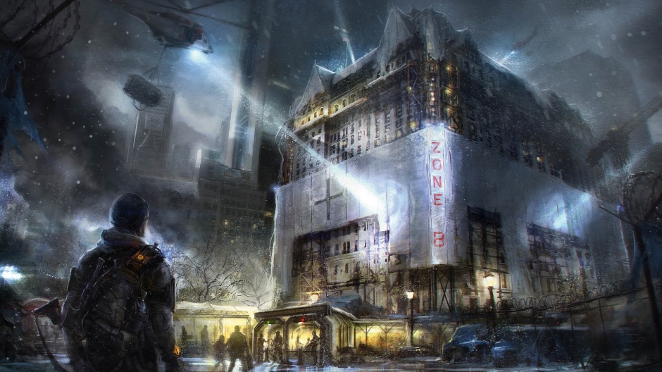 第三人称射击游戏全境封锁壁纸