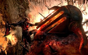 炫酷的奎托斯战神高清壁纸