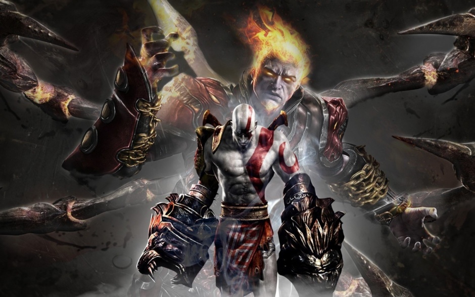 炫酷的奎托斯战神高清壁纸