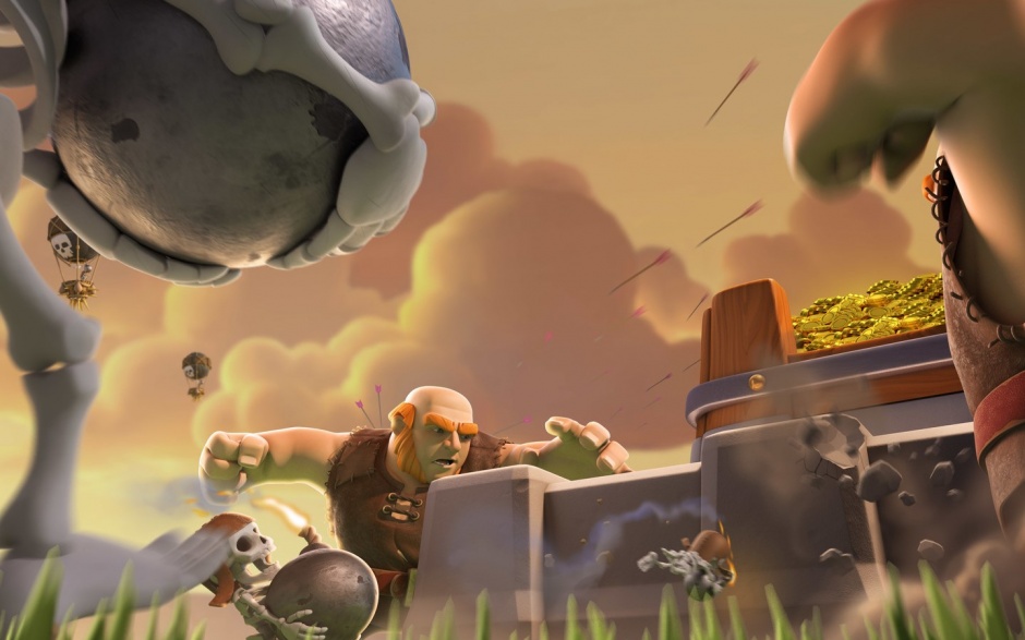 热门手机游戏部落冲突高清壁纸