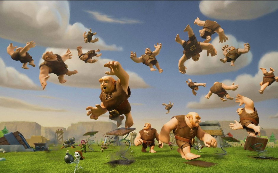 热门手机游戏部落冲突高清壁纸