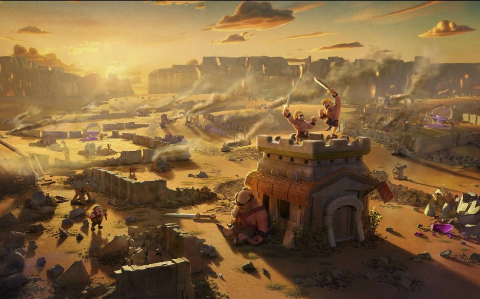 热门手机游戏部落冲突高清壁纸