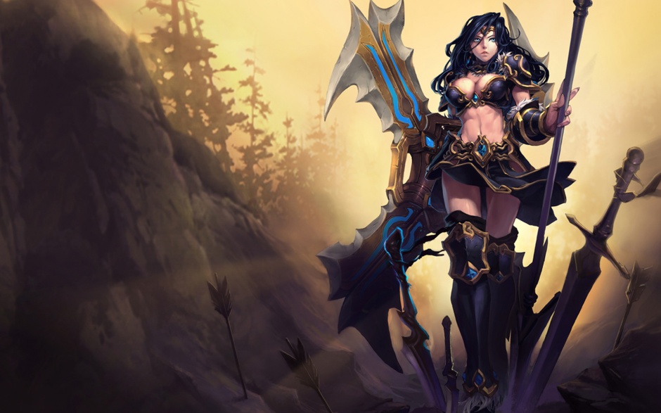 热门游戏英雄联盟希维尔高清壁纸