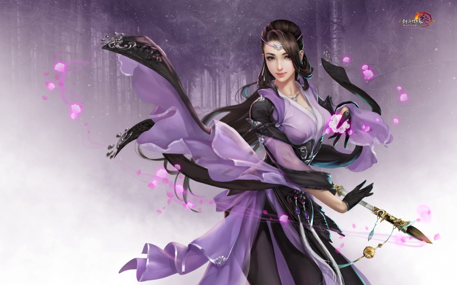 网络游戏剑侠情缘美女原画欣赏