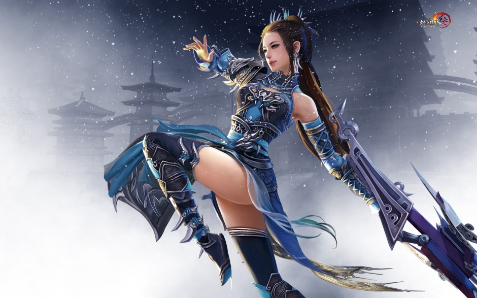 网络游戏剑侠情缘美女原画欣赏