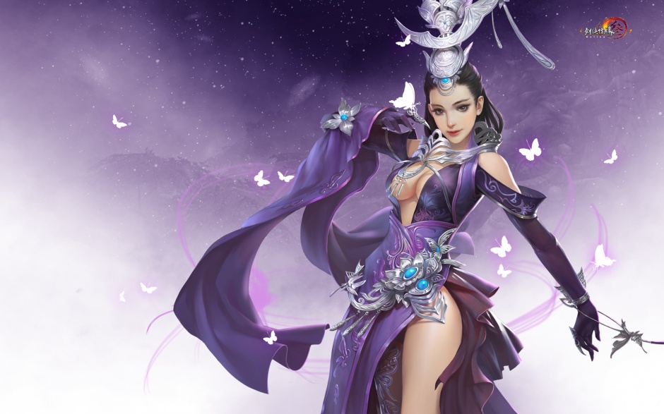 网络游戏剑侠情缘美女原画欣赏