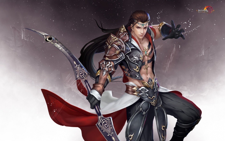 网游《剑侠情缘》男主角高清图片