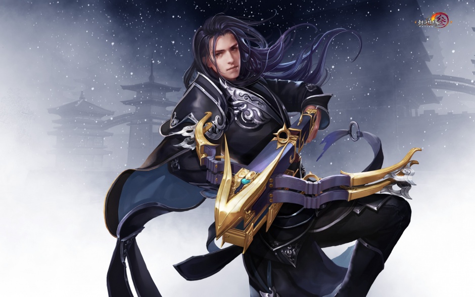 网游《剑侠情缘》男主角高清图片