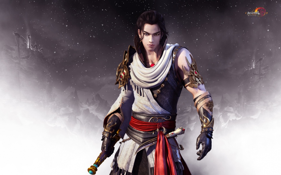 网游《剑侠情缘》男主角高清图片