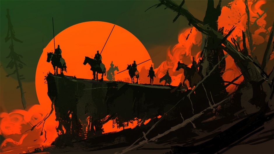 炫酷的游戏场景设计原画