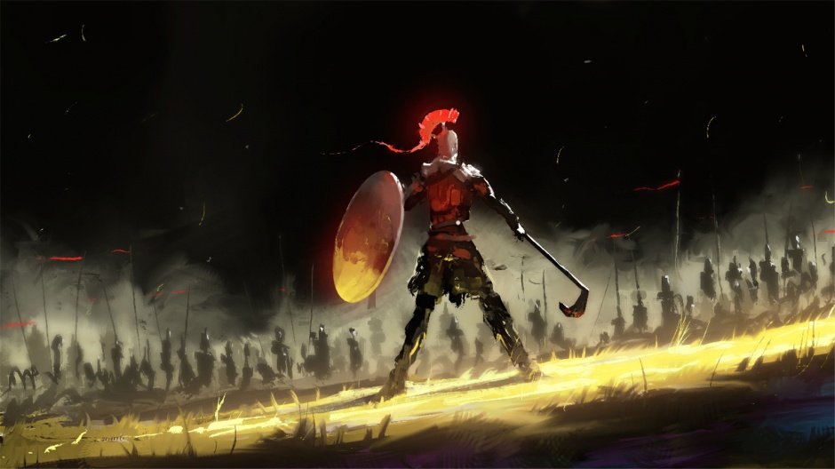 炫酷的游戏场景设计原画