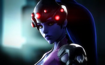 高清网络游戏黑寡妇人物图片