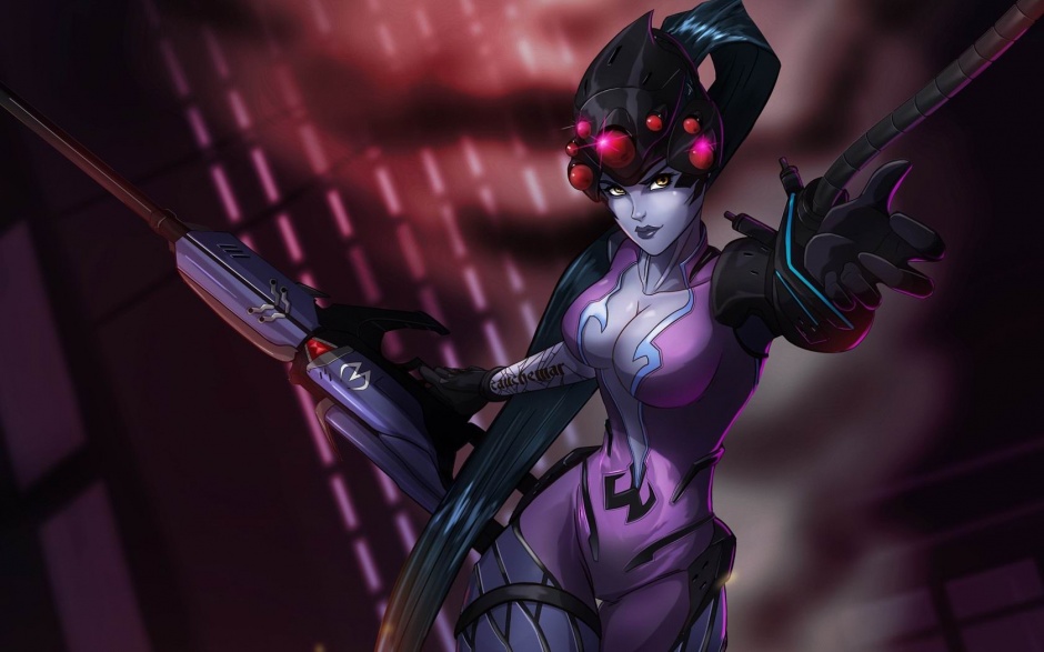 高清网络游戏黑寡妇人物图片