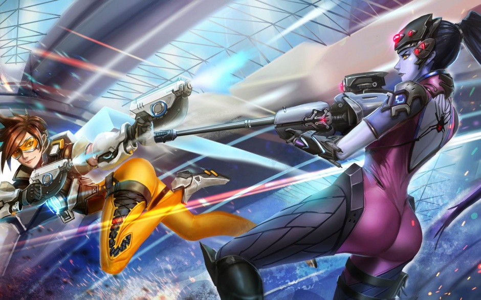 高清网络游戏黑寡妇人物图片