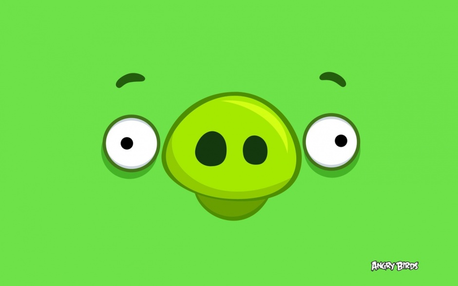 横版游戏愤怒的小鸟高清桌面壁纸