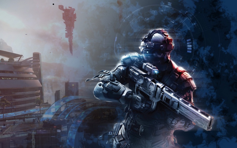 科幻类射击游戏杀戮地带原画壁纸