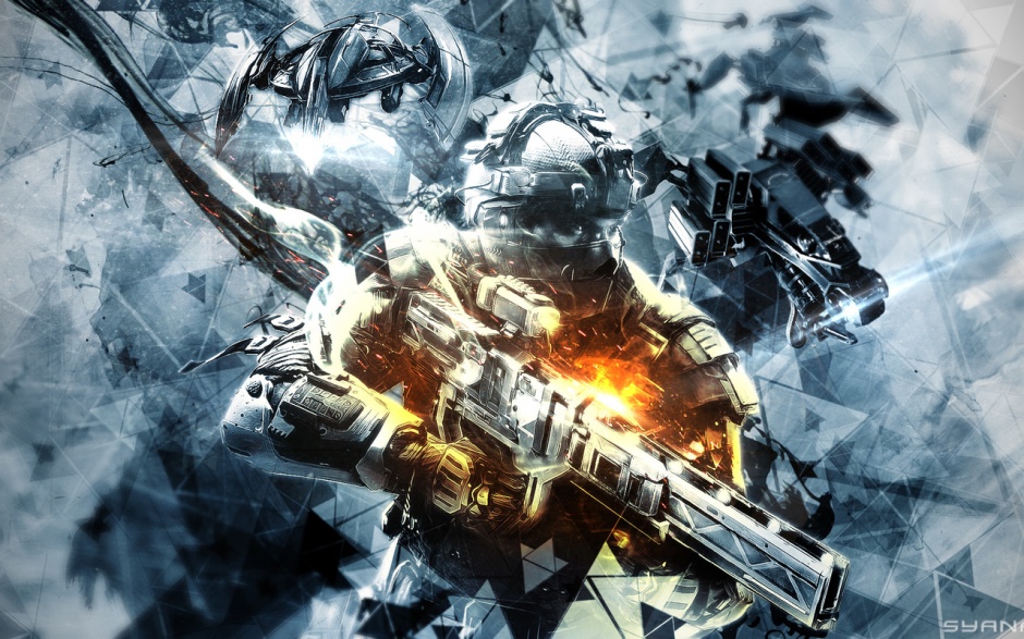 科幻类射击游戏杀戮地带原画壁纸