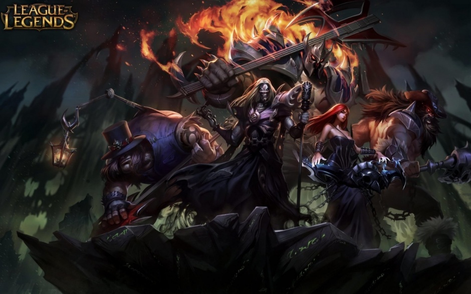 Dota类游戏英雄联盟高清壁纸原画