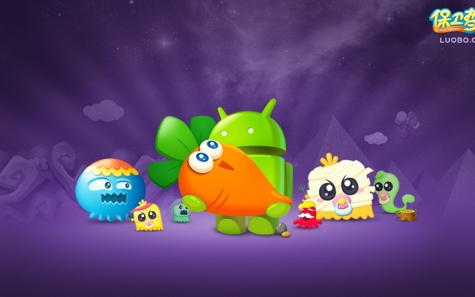 超萌的保卫萝卜手机游戏壁纸