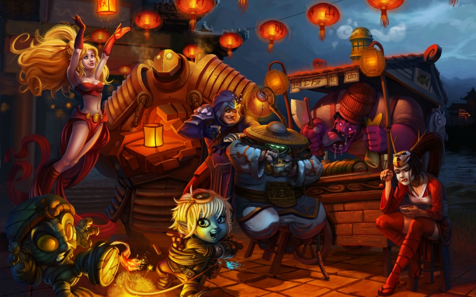 热门游戏英雄联盟原画壁纸