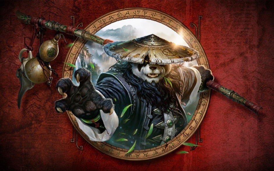 经典游戏魔兽世界熊猫人高清壁纸