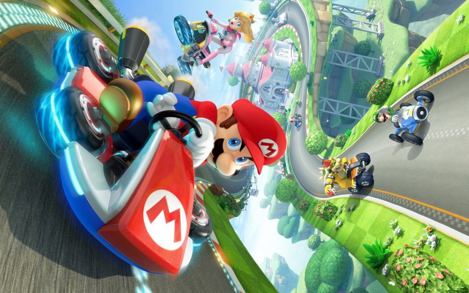 竞速游戏马里奥赛车图片壁纸