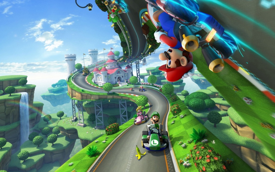 竞速游戏马里奥赛车图片壁纸